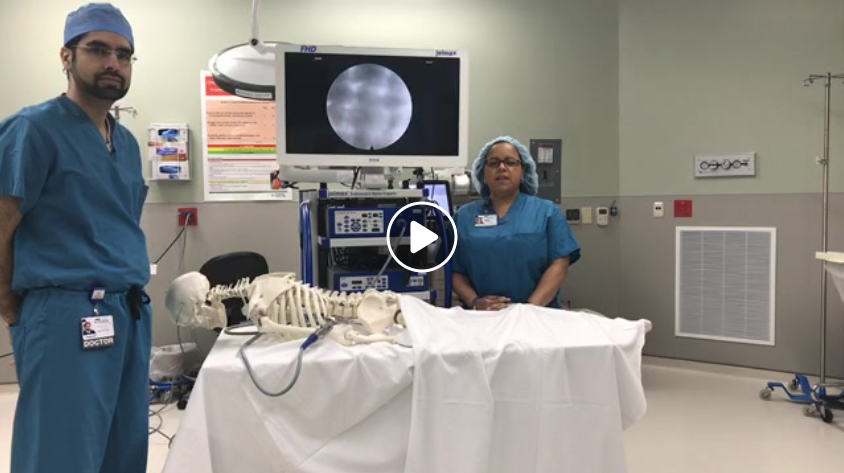 showing the concept of Videos – Endoscopic Spine Demo